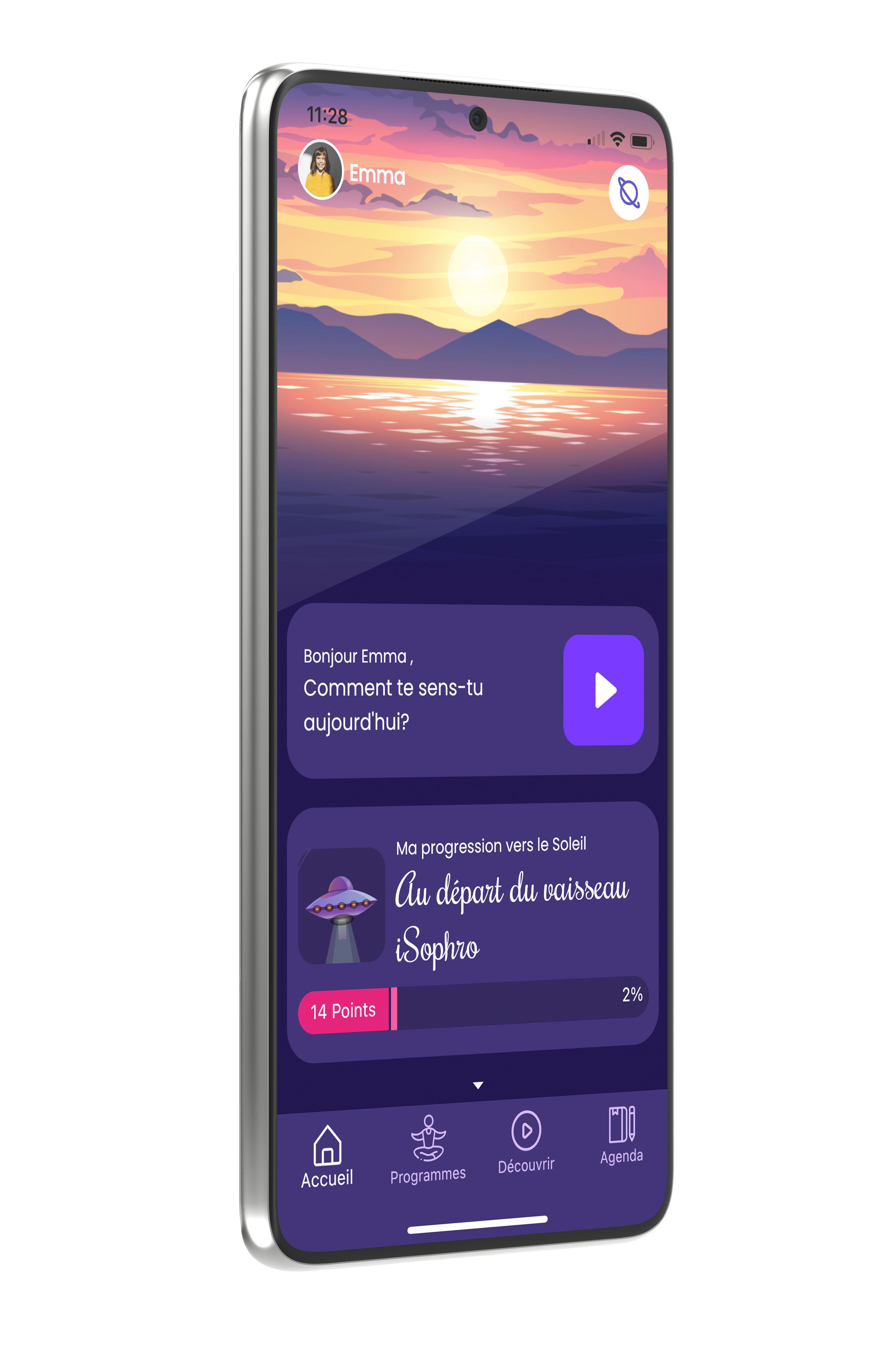iSophro App - Interface enfant